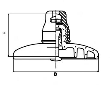 Standard Type Toughened Glass Disc Insulator 11kv 0